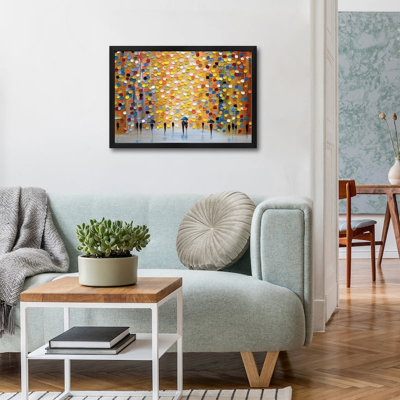 Lovely Rain Premium Framed Poster by Ekaterina Ermilkina