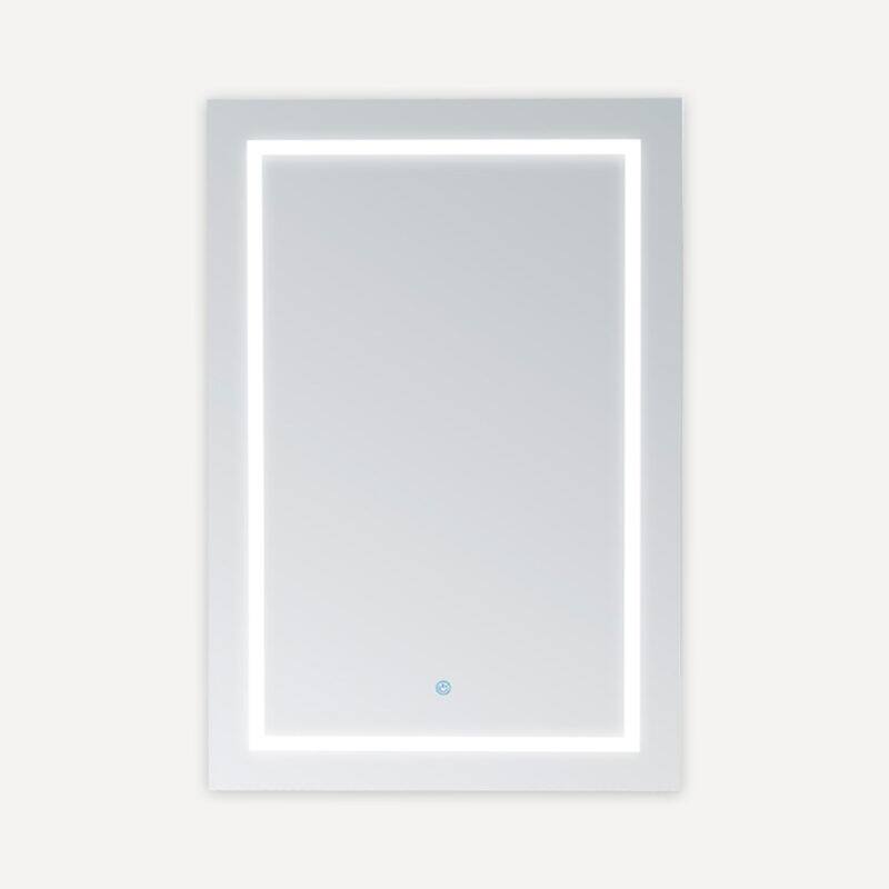AQUADOM Royal Basic LED Medicine Cabinet, Defogger, 3X Vertically Adjustable Magnifying Mirror - 24"x30"x5"Left/Hinge/RBQ