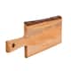 Creative Home Solid Wood Serving Board, Cheese Paddle with One Side ...