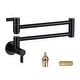 preview thumbnail 36 of 40, WOWOW Wall Mounted Pot Filler Faucet with Double Joint Swing Arms Oil Rubbed Bronze