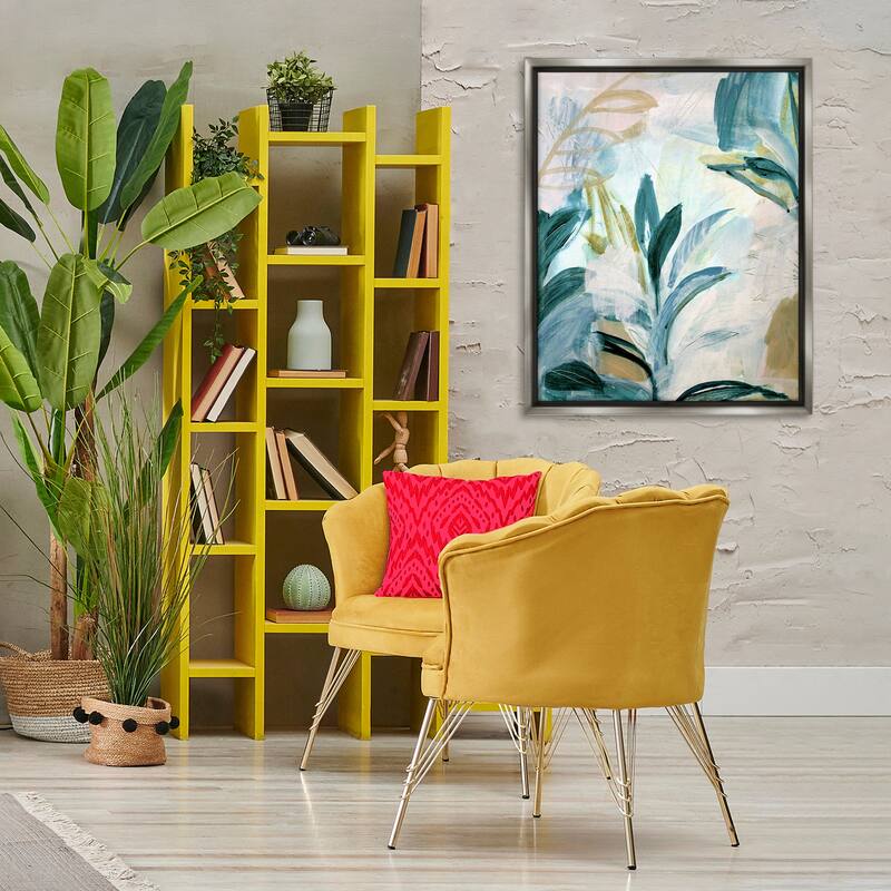 Stupell Vintage Hawaii Native Plants Framed Floater Canvas Wall Art Design By Gemma Bardot