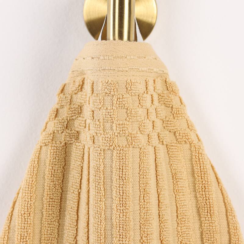 Superior Soho Ribbed Cotton Hand Towel Set of 4