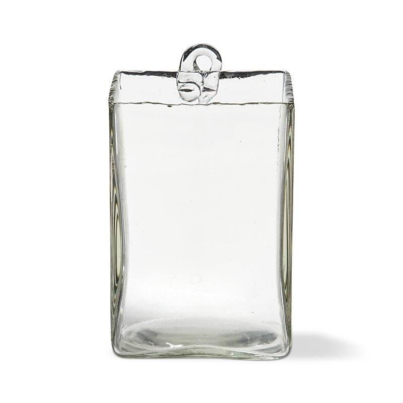 Clarity Clear Rectangle Glass Votive Candleholder Tall, Tabletop Mantel Wedding Centerpiece Decoration 3.5 x 3.5 x 5.0 in.