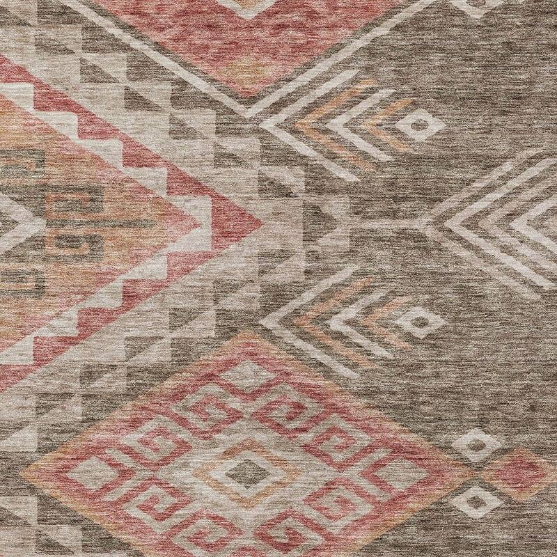 HomeRoots Southwestern Transitional Rectangle Outdoor Rug