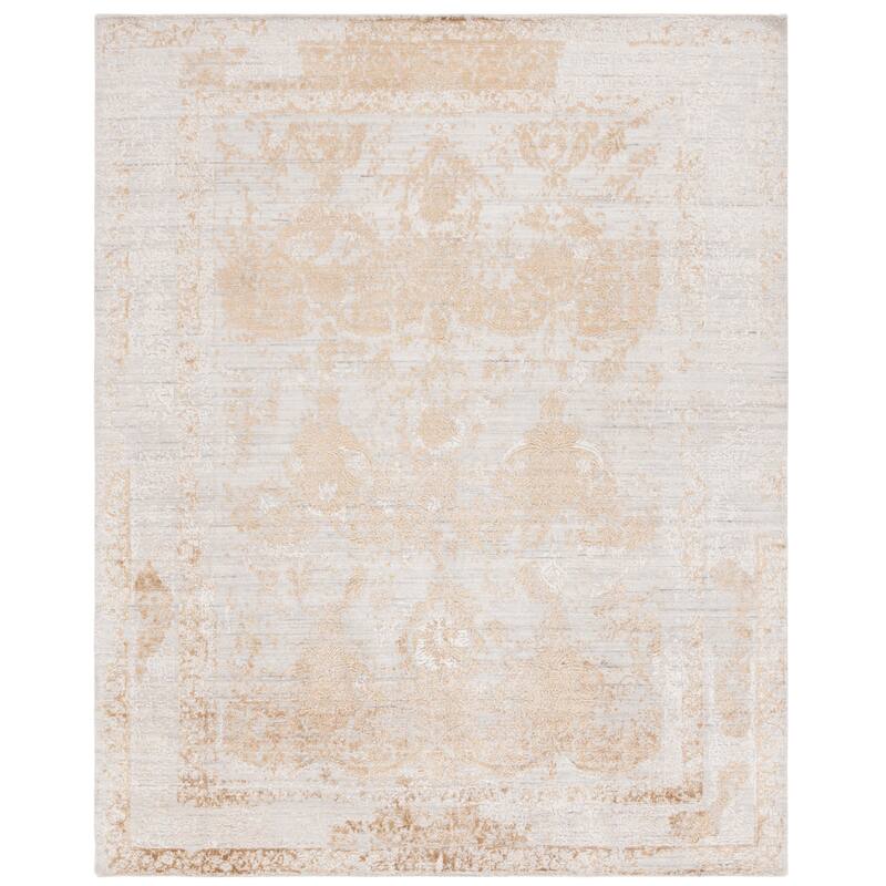 SAFAVIEH Hand-Loomed Cicek Malve Modern & Contemporary Viscose Rug