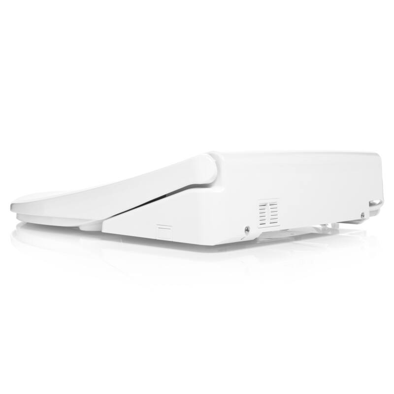 Brondell Thinline T22 Luxury Bidet Toilet Seat with Side Arm Control, White