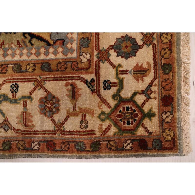 ECARPETGALLERY Hand-knotted Jules Sultane Light Denim Blue Wool Rug - 5'10 x 8'9