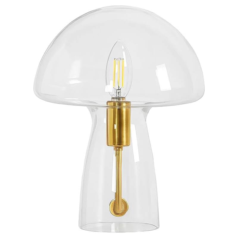 Urban Lifestyle Mushroom Novelty Table Lamp - Clear