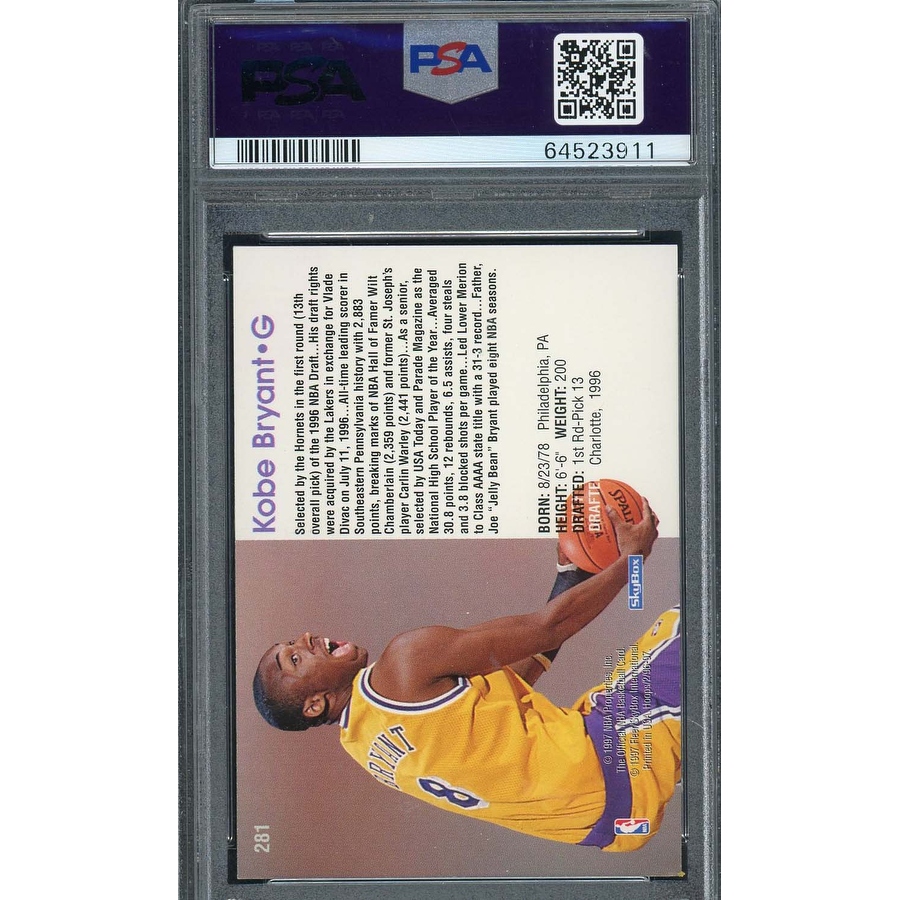【A24】 NBA カード Kobe Bryant topps RC PSA8 Kobe Bryant 96/97 Topps Rookie #138 PSA 8 | eBay