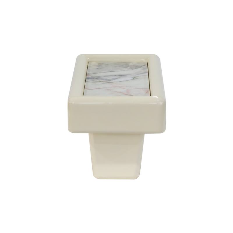 Gattis Home High Glossy Marble End Table