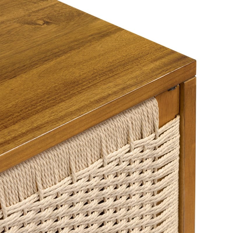 Poly & Bark Ella 35" Mango Wood Sideboard in Light Brown