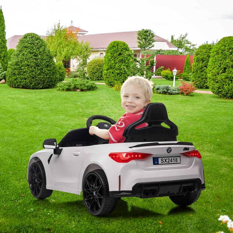 12V Ride On Toy Car for Kids with Remote Control and LED Light