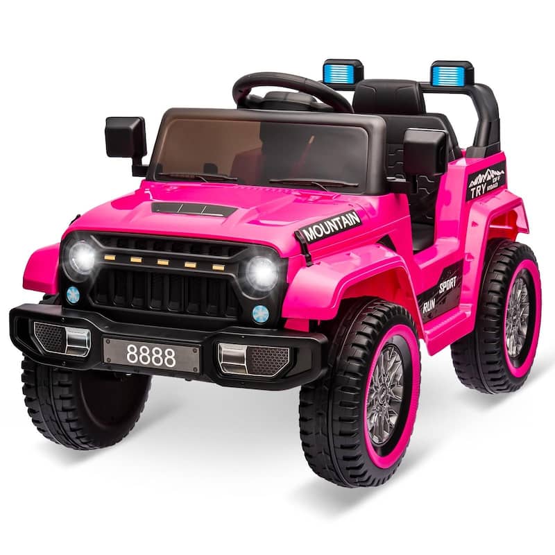 12V Ride on Truck Car, Kids Electric Car with Remote Control
