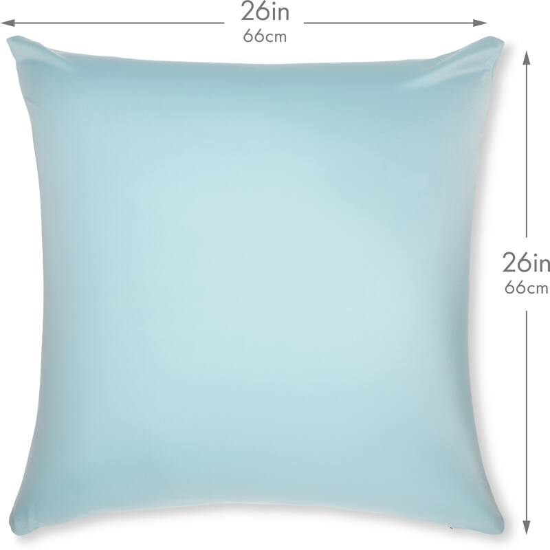 Throw Pillow Cozy Soft Microbead Sweat Baby Blue: 1 Pc