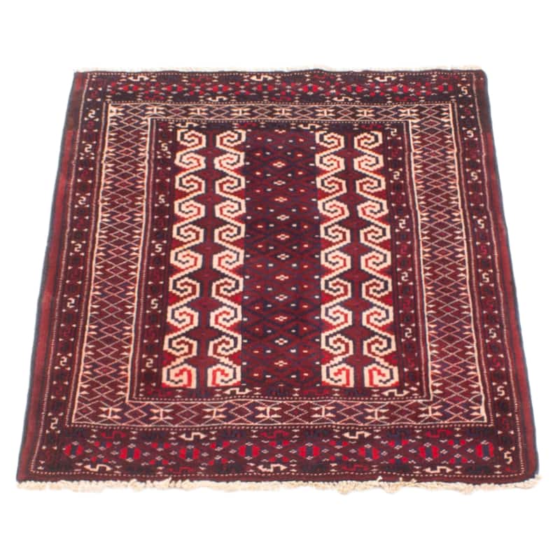 ECARPETGALLERY Hand-knotted Teimani Navy Wool Rug - 2'10 x 4'3
