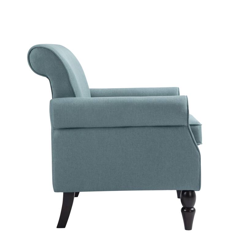 Living Room Armchair with Nailhead Trim - 29.9"W x 29.9"H x 32.9"D