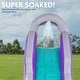 preview thumbnail 9 of 14, Sunny & Fun Compact Inflatable Water Slide Park with Climbing Wall, Slide & Small Pool