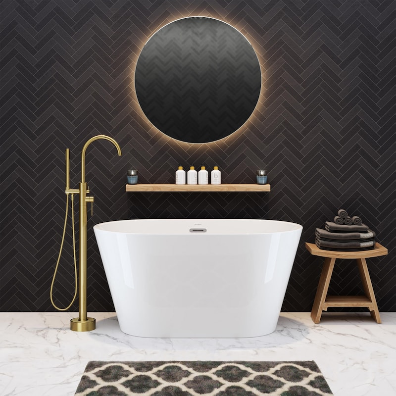 Swiss Madison SM-FB550 Claire 48" Free Standing Acrylic Soaking Tub