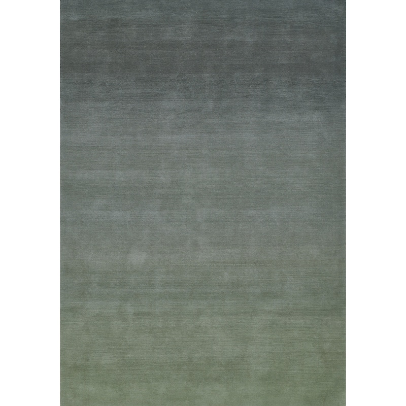 Momeni Ombre Hand Loomed Wool Area Rug - Green - 6' x 9'
