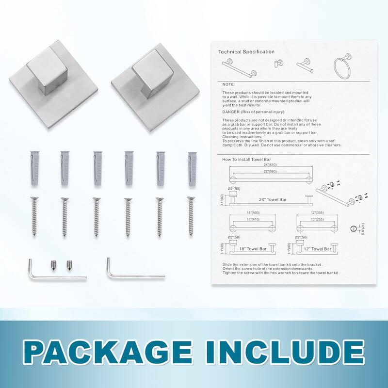 WOWOW J-Hook Wall Mount Robe/Towel Hook 2PCS