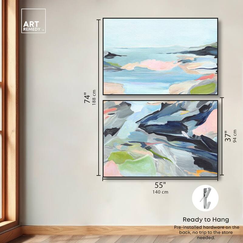 Between Seasons II Canvas Set of 2 by Art Remedy