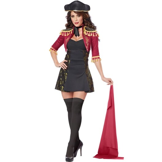 Shop California Costumes Matador Adult Costume - Black/Red ...