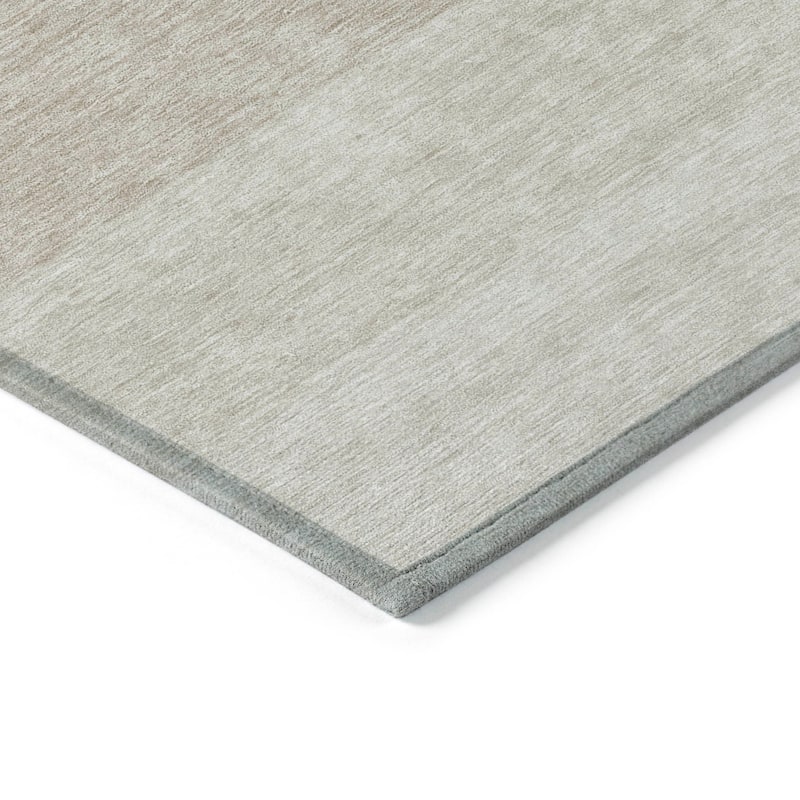 Machine Washable Indoor/ Outdoor Chantille Ombre Solid Rug