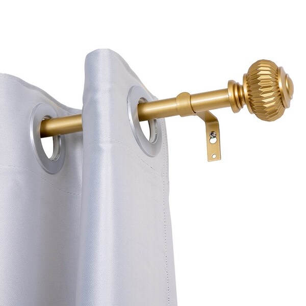 UTOPIA ALLEY 3 4 Inch Curtain Rod Adjustable Drapery Rods Gold Curtain Rods Bedroom Living Room Decorative Curtain Rods On Sale Bed Bath Beyond 34189794