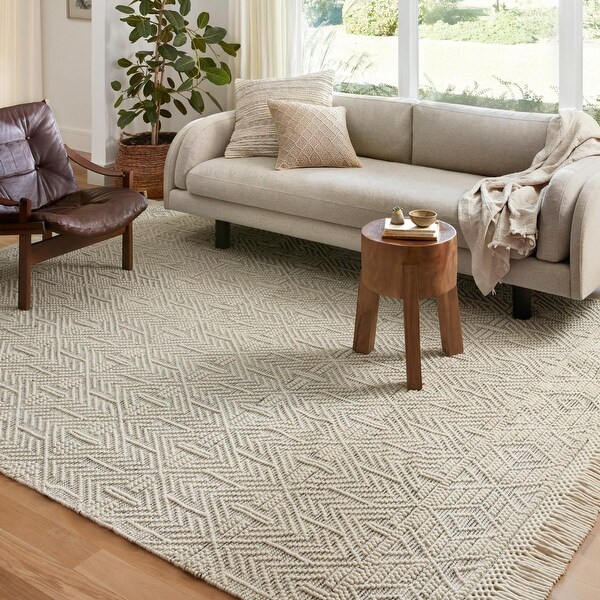 Alexander Home Joanna Farmhouse Hand Woven Area Rug. Opens flyout.