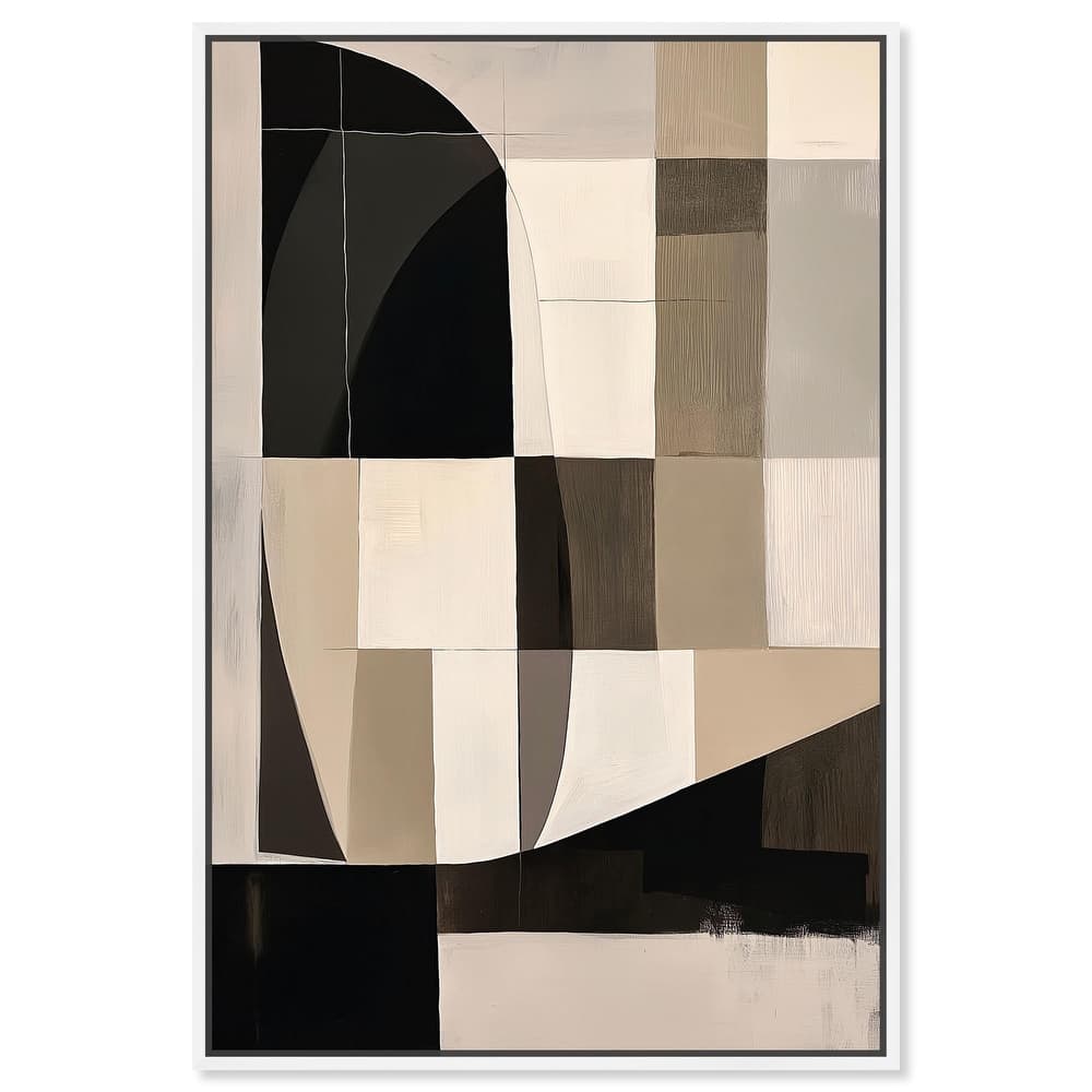 Modern Shapes II Canvas by Art Remedy