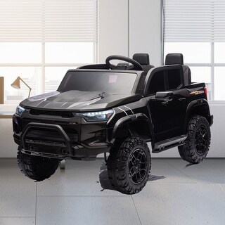 24V Electric Ride-On Pickup Truck for Kids, Two-Seater with 800W Motors, Safety Features, USB, Bluetooth, and Parent Remote