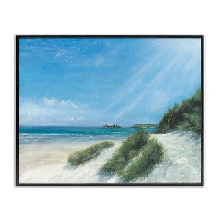 Stupell Beyond Sunlit Sand Dunes Framed Giclee Art Design By Georgie ...