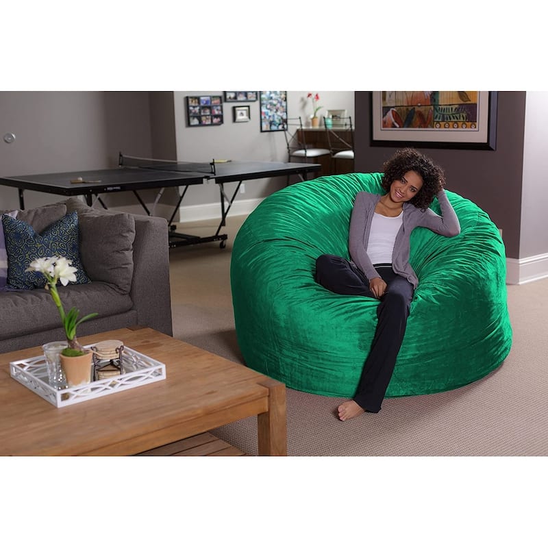 6-foot Memory Foam Bean Bag Chair
