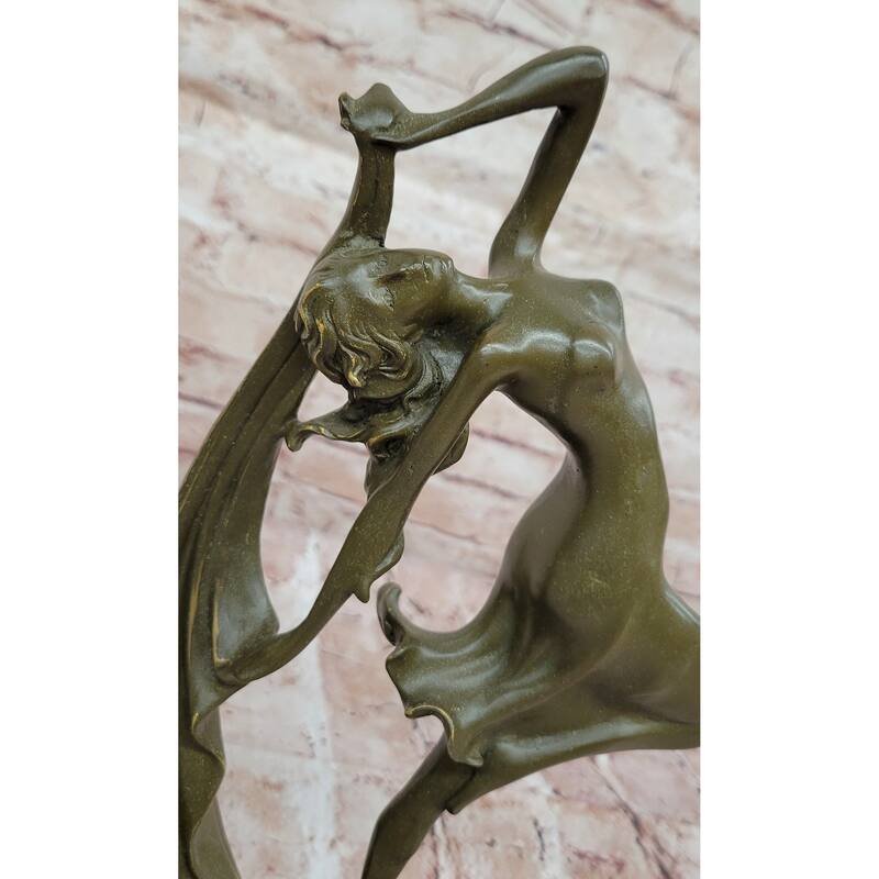 Female Dancer In Motion Bronze Sculpture - Ballet Contemporary Dance Art