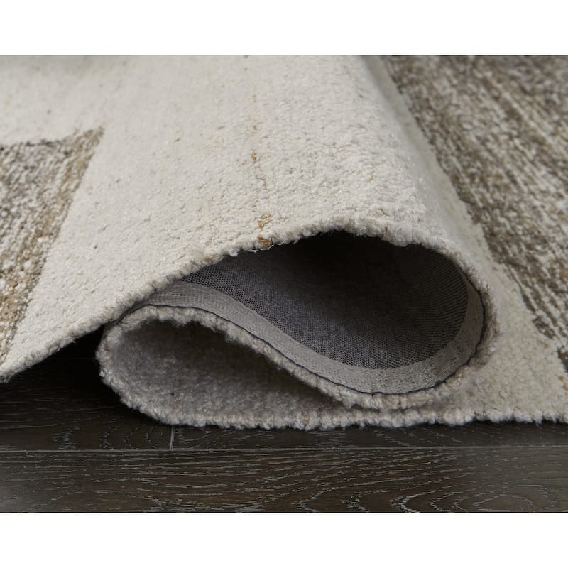 Signature Design by Ashley Barus Beige/Brown/Grey Rug