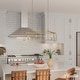 preview thumbnail 3 of 10, Hunter Fair Oaks 4-Light Linear Chandelier - Dining Room, Island - Modern, Transitional, Lantern, Geometric - Designer!