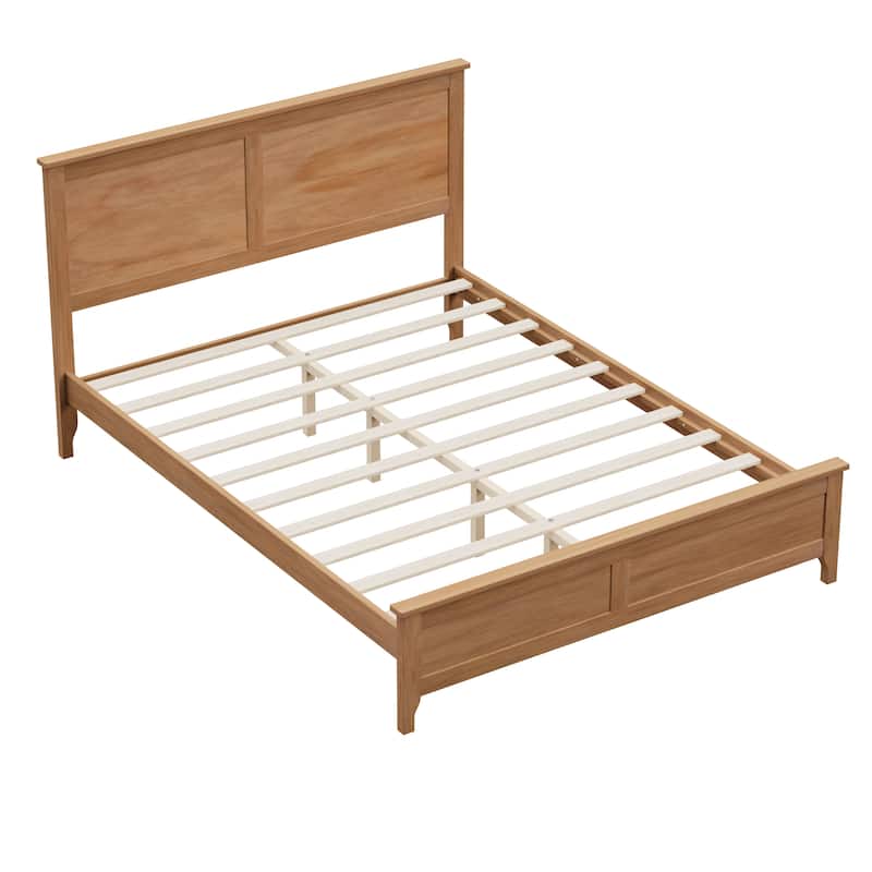 Modern Solid Wood Platform Bed