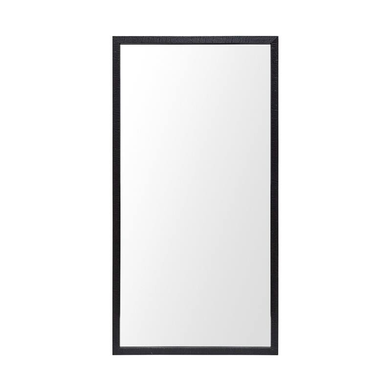 Bristol Black 20x40 Faux Wood Frame Bathroom Vanity Mirror - 21.5L x 1.8W x 41.5H