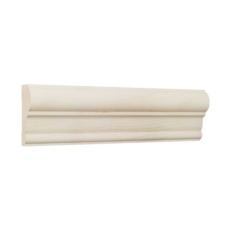 WM392 1-in D x 2-3/8-in W x 96-in L Americraft Solid Hardwood Stain Grade Chair Rail Moulding