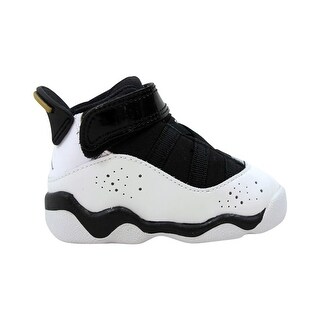 Shop Nike Air Jordan 6 Rings White Black Metallic Gold 942780 100 Toddler Overstock 28728443