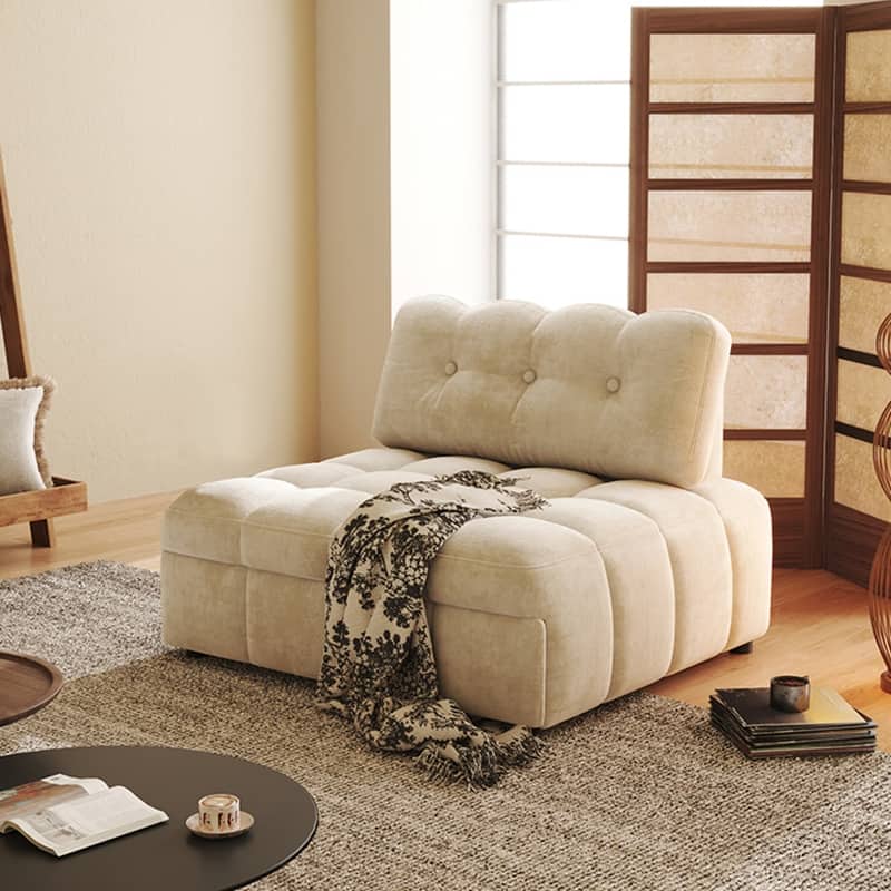 JASIWAY Chenille Pull-Out Single Sofa Bed