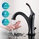 preview thumbnail 13 of 28, Kraus 3-in-1 Set White Square Ceramic Vessel Sink Arlo Faucet w/ Drain