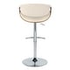 preview thumbnail 44 of 70, Carson Carrington Kanteborg Adjustable Bar Stool with Rounded T Footrest (Set of 2)