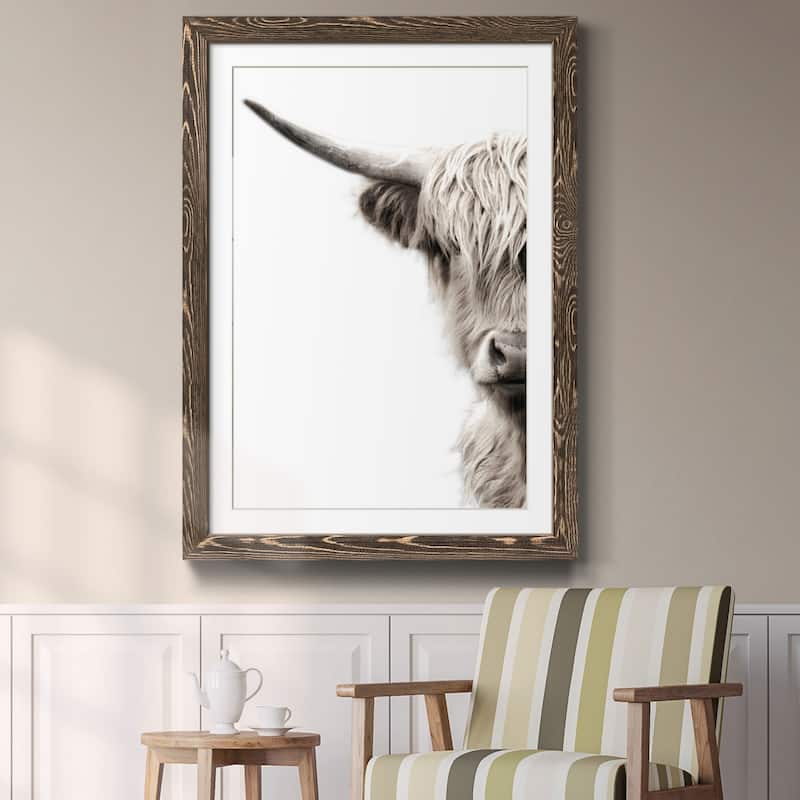 Highland Cattle-Premium Framed Print - Ready to Hang