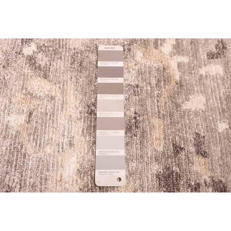 ECARPETGALLERY Hand-knotted Legacy Taupe Silk Rug - 6'7 x 9'8