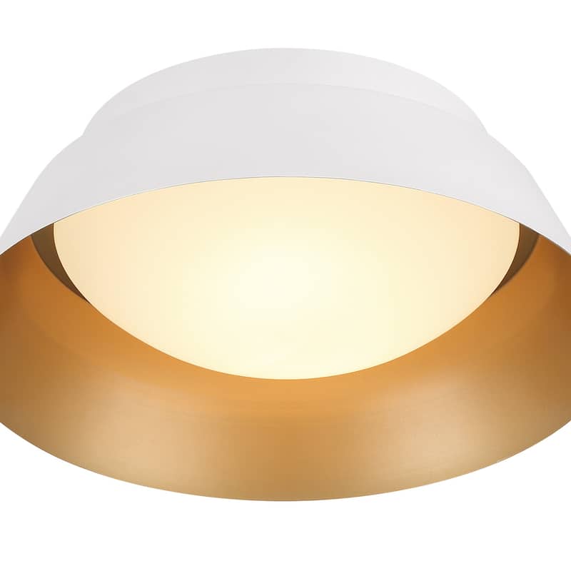 Bellevue CLCF55220 Donoven 2 Light 15" Wide Flush Mount Ceiling