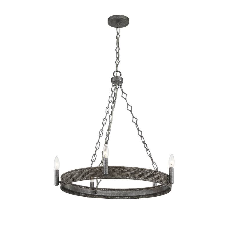 Savoy House Tripoli 5 Light 26" Wide Taper Candle Chandelier