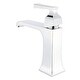preview thumbnail 11 of 10, Fine Fixtures Arched Square Single Hole Bathroom Faucet