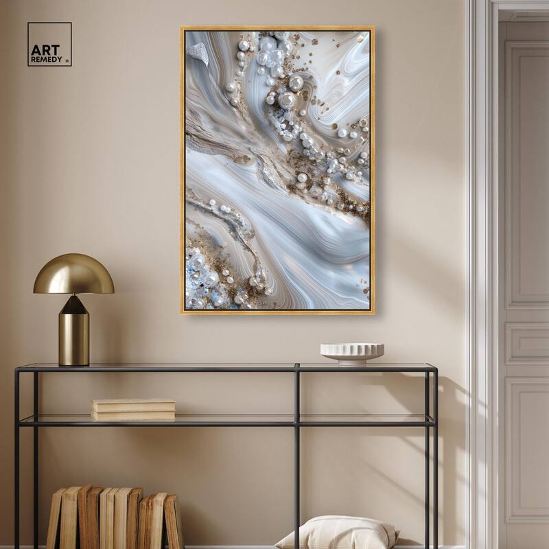 Effervescent Earth Canvas by Art Remedy
