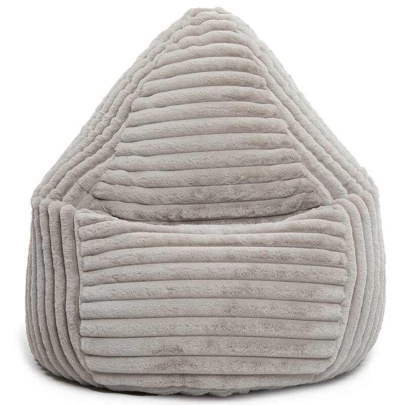 Gouchee Home Indoor Raya Beanbag - Silver